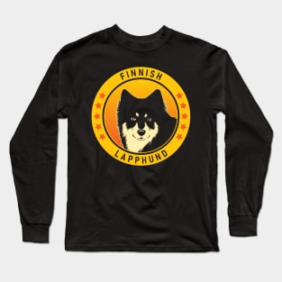 Finnish Lapphund Dog Portrait Long Sleeve T-Shirt